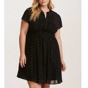 Torrid polka-dot dress